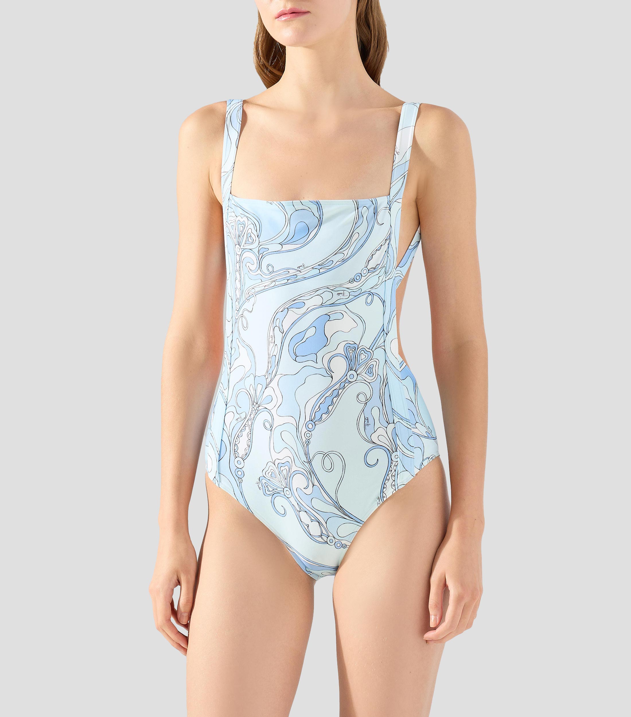 Traje de baño maillot estampado Mujer